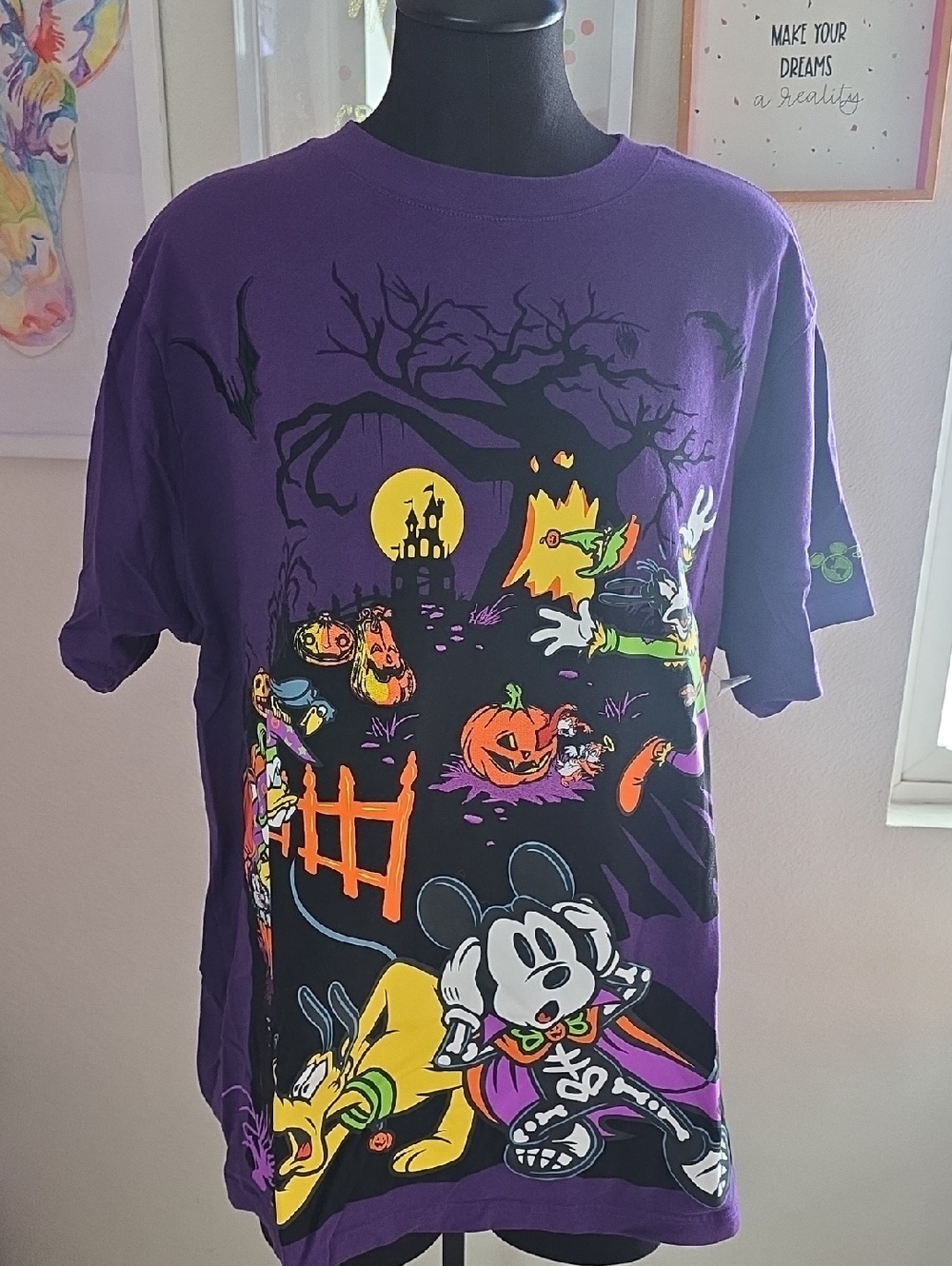 Mickey Mouse And Friends Halloween DVC T-Shirt